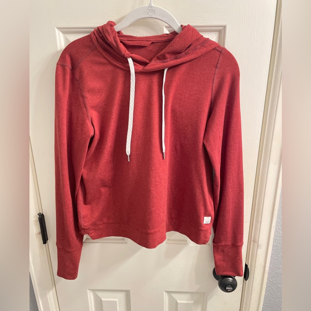 Vuori Halo Essential Hoodie Burnt Orange size XS beautiful